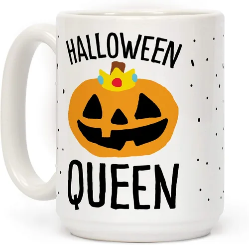 Miniatura 82 de LookHUMAN Taza de Café de Halloween – Halloween Is Meowgical Tazas, Taza de Café Espeluznante Idea de Regalos de Taza, 15 Onzas 10-Blanco