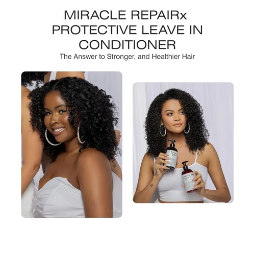 Miniatura 4 de Thank God It's Natural tgin Miracle RepaiRx - Acondicionador protector sin enjuague para cabello rizado, enrollado y ondulado, incluye biotina