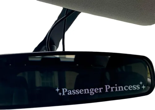 Miniatura 11 de 3x Pegatina para espejo retrovisor de «Hello Gorgeous», accesorio holográfico para coche para mujeres, calcomanía de color láser para vaso