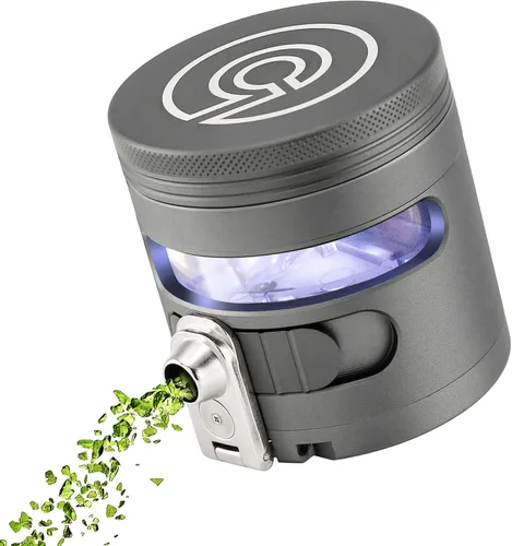 Miniatura 10 de Cloudious9 - Tectonic9 Molinillo Manual Dispensador Automático Grande de 2.5" de Aleación de Aluminio (Negro), Solo para Hogar y Cocina