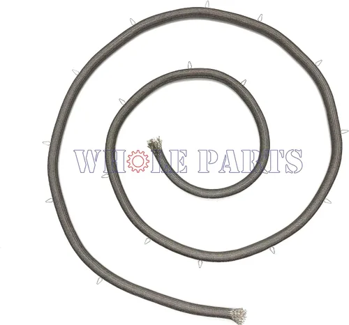 Miniatura 2 de Whole Parts Junta de sello de puerta de horno inferior de cocina de gas (incluye 18 clips de montaje metálicos) Parte # 318053120 - Reemplazo