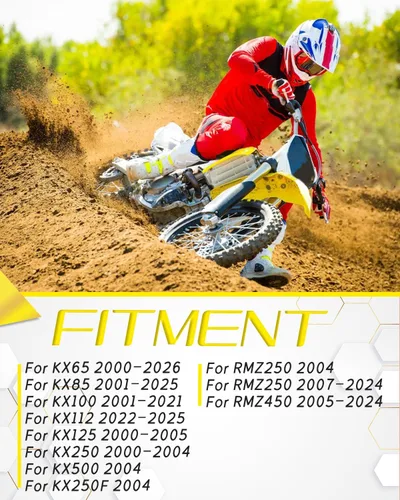 Miniatura 2 de Palancas de freno de embrague plegables para motocross para KX65/85 2001-2024, KX100 2001-2021, KX112 2022-2024, KX125 2000-2005, KX250 2000-2004