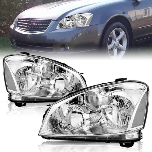 Miniatura 8 de TUSDAR Juego de montaje de faros delanteros para Nissan Altima 2005/2006 de 4 puertas sedán halógeno para lado del conductor y del pasajero