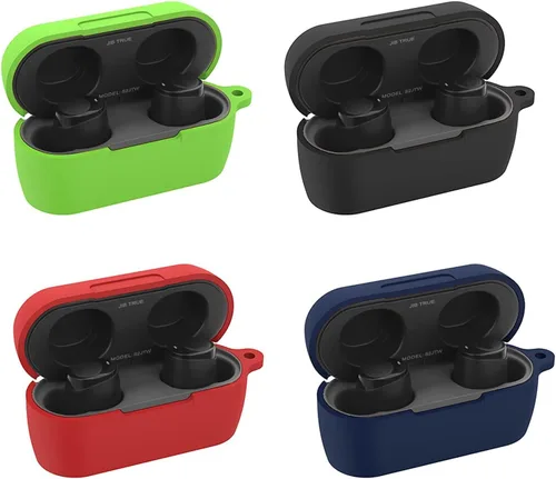 Miniatura 6 de JIB - Funda de repuesto para auriculares inalámbricos Skullcandy Jib, funda protectora de silicona negra LEFXMOPHY
