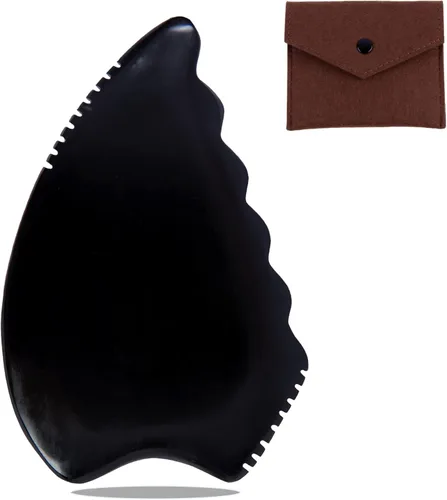 Gua Sha Herramientas de masaje facial, herramientas de raspado Gua Sha para cara, herramienta de masaje tradicional de piedra Bian, herramienta de