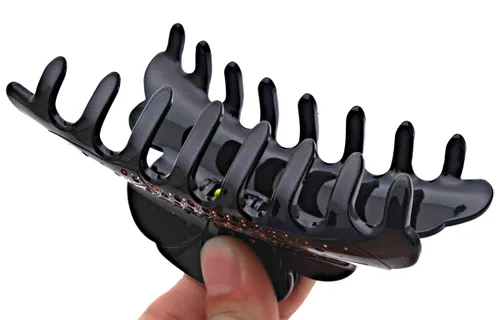 Miniatura 3 de Fashion & Lifestyle Pinza para el cabello de 5 pulgadas para mujeres y niñas, grande, pinza bastante fuerte, pasador antideslizante, agarre hacia