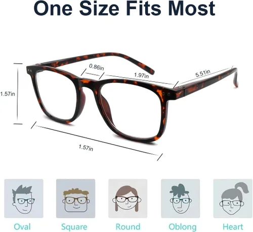 Miniatura 4 de AOSM Lentes de luz azul para hombres y mujeres, gafas de juego antirreflejos, protección UV400, bloqueo de luz azul para aliviar la fatiga ocular