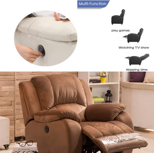 Miniatura 6 de Silla reclinable eléctrica de repuesto con enchufe de 2 botones y 5 pines para sofá eléctrico, silla elevadora de mano redonda, reemplazo remoto