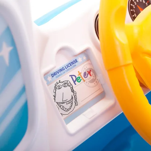 Miniatura 9 de Grow'n Up Mister Coupe - Juguete de paseo para niños de 18 meses, juguete de coche de bebé con ruedas anchas, cuerno de trabajo, almacenamiento