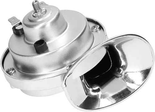 Miniatura 7 de 2 bocinas de tren súper ruidosas, caracol eléctrico de aire para automóvil, doble bocina, kit de repuesto de bocinas de aire impermeables de 12 V