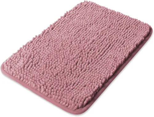 Miniatura 260 de Yeaban Alfombra de pasillo de baño de 24 x 72 pulgadas, antideslizante, alfombra de baño larga de felpilla gruesa, absorbente y lavable, alfombra