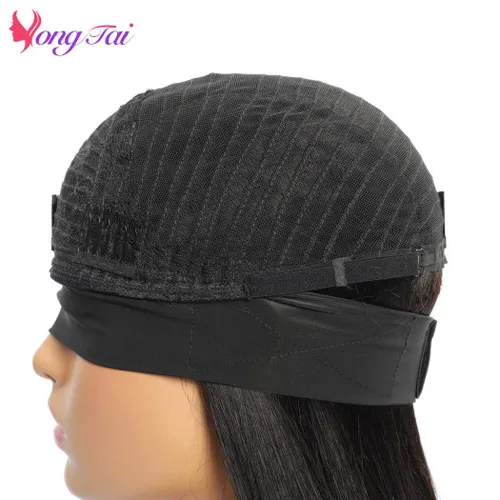 Miniatura 9 de Peluca de cabello lacio con diadema, pelucas de 18 pulgadas para mujeres negras, sin encaje frontal, pelucas de cabello humano lacio virgen peruano