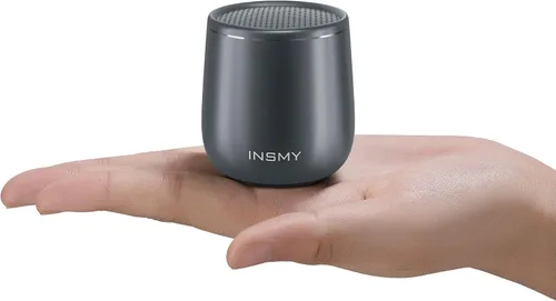 Miniatura 9 de INSMY Altavoz Bluetooth pequeño, mini altavoz inalámbrico portátil impermeable, emparejamiento estéreo de audio rico en graves intensos