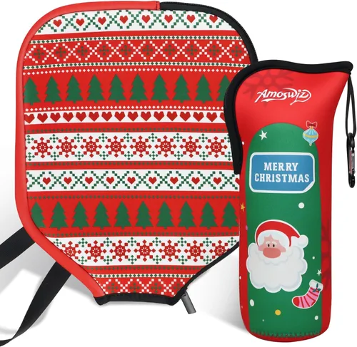 Soporte para pelotas de pickleball – 1 bolsa de almacenamiento para pelotas, bolsa de tenis portátil con gancho para valla, soporte de botella de