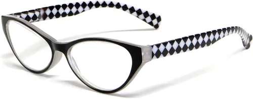 Miniatura 8 de Calabria Emily - Lentes de lectura de ojo de gato para mujer, elegantes y a la moda, lentes de ojo de gato, lectores de potencia individuales, sin