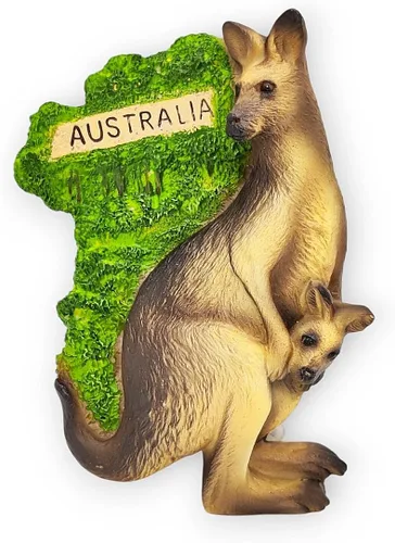 Miniatura 4 de WitnyStore Pequeño Koala Mamá y Bebé Animales australianos Australia y Oceanía Atracciones Turísticas Resina Refrigerador Imán Viajero Recuerdo