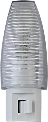 Miniatura 3 de Juego de 2 interruptores de encendido/apagado de luz nocturna con certificación UL, base blanca transparente, parte superior transparente adecuada