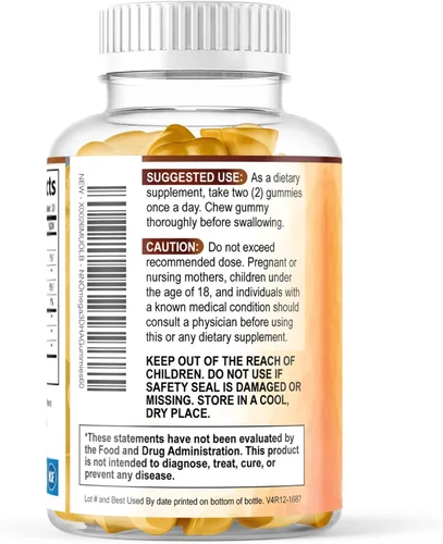 Miniatura 8 de Gomitas de aceite de pescado Omega 3 – Suplemento de goma Omega 3 de triple fuerza con alta absorción DHA y EPA – Apoyo para el corazón