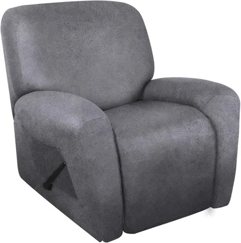 Miniatura 23 de ANARACHON Fundas para Sillas Reclinables Tipo Cuero, 4 Piezas Funda para Sillón Reclinable Lazy Boy, Protector de Muebles - Funda Suave Lavable