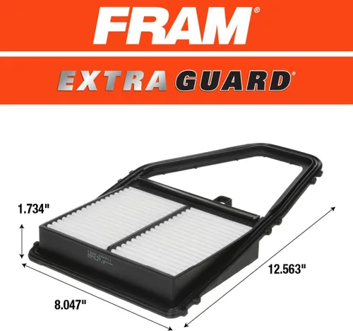 Miniatura 7 de FRAM Extra Guard CA8911 - Filtro de aire de repuesto para modelos seleccionados Acura EL y Honda Civic (1.7 L), proporciona protección de filtro