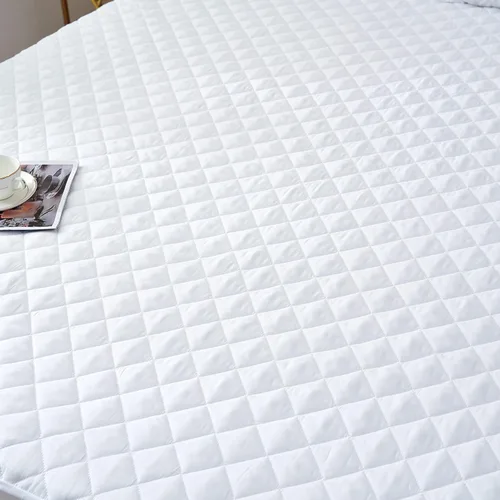 Miniatura 3 de Protector de colchón 100% impermeable, acolchado y refrescante, bolsillo profundo de 13 a 15 pulgadas, suave y transpirable, lavable a máquina, sin