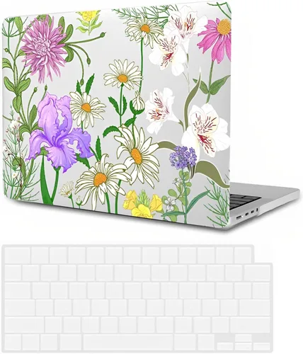 Miniatura 15 de Funda para MacBook Pro 14 2023 M2 A2779 A2442 M1 Pro/Max, Carcasa Protectora de Plástico Duro para Laptop y Cubierta para Teclado, Tablero de Damas