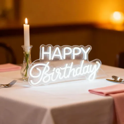 Miniatura 3 de Letrero de neón con texto en inglés "Noodle Cat" con luz abierta, letras LED para decoración de pared, letreros de puerta decorativos LED