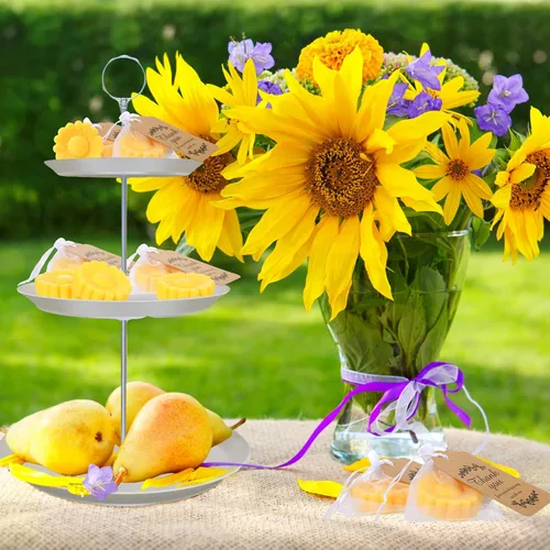 Miniatura 4 de Juego de 25 mini jabones de girasol para regalos de fiesta de boda, regalos de despedida de soltera, jabón de baby shower, regalos para invitados