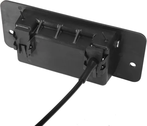 Miniatura 7 de X AUTOHAUX Actuador de cerradura de puerta Lado del motor Manija de puerta con bisagras con cable trasero izquierdo Lado del conductor para Ford