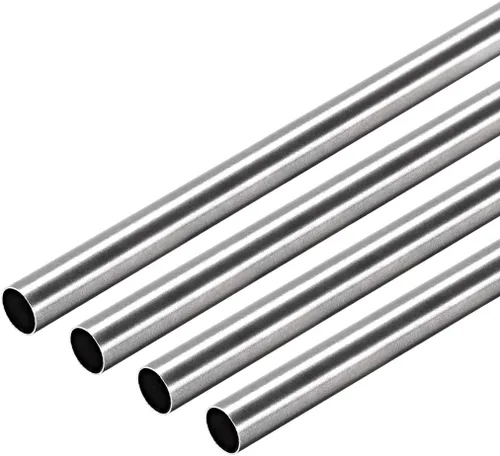 Miniatura 11 de uxcell Tubo redondo de acero inoxidable 304 0.276 in OD 0.016 in espesor de pared 9.843 in de longitud Tubo recto sin costura 4 piezas