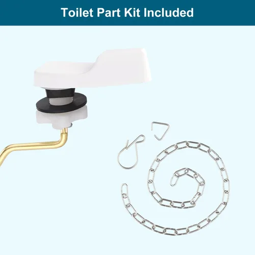 Miniatura 3 de Kit de repuesto de manija de inodoro de metal universal de montaje lateral compatible con American Standard/Mansfield/Gerber/TOTO/Kohler Inodoro