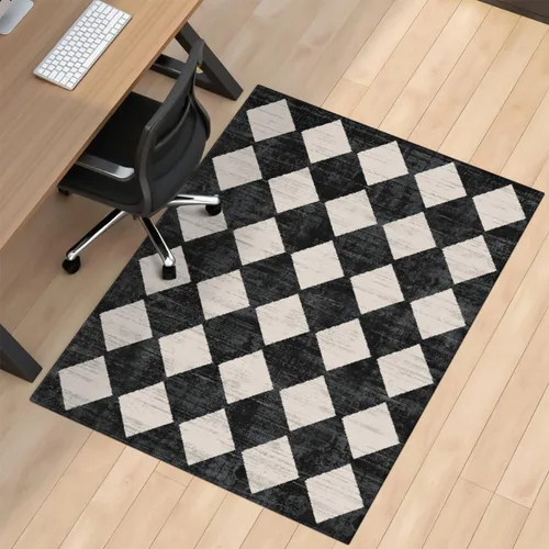 Miniatura 11 de Alfombra de Silla de Juego para Alfombra de Madera Dura y Baldosas, 36"x48" Alfombra de Juego para Sala de Juegos, Alfombra Antideslizante