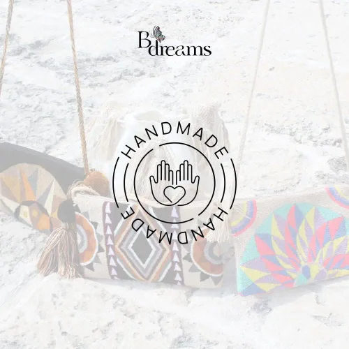 Miniatura 6 de B Dreams - Bolso de mano Wayuu cruzado -100% hecho a mano colombiana boho con correa