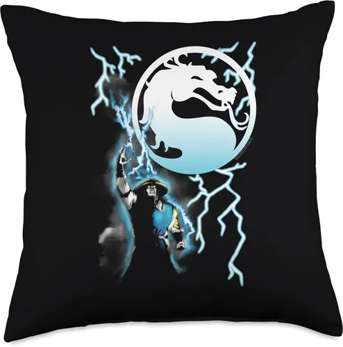 Miniatura 5 de Mortal Kombat Klassic Raiden - Cojín (16.0 x 16.0 in), multicolor