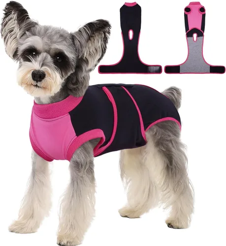Miniatura 38 de Kuoser Traje de recuperación para perros, traje suave de esterilización para perros para recuperación de cirugía femenina, traje de recuperación