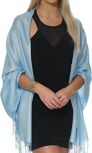 Miniatura 132 de Pashminas, chales y mantones para usar con vestidos de noche y en bodas, grandes y suaves