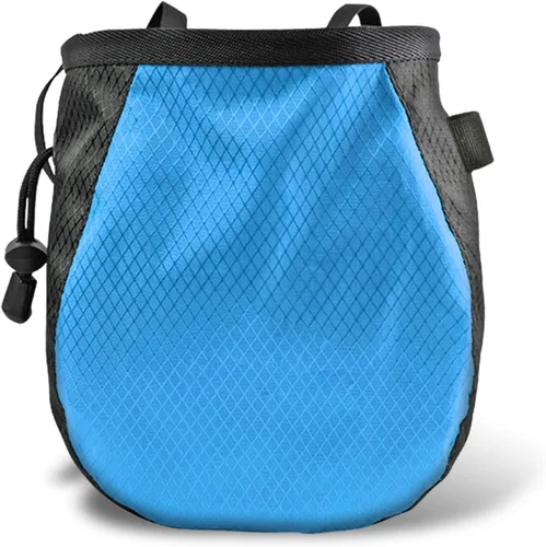 Miniatura 8 de Bolsa de tiza de escalada - Bolsa de tiza negra ajustable para equipos de escalada en roca