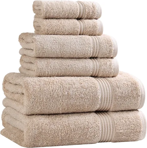 Miniatura 209 de Superior - Juego de 8 toallas de mano de algodón egipcio, toallas básicas de secado rápido, toallas pequeñas absorbentes, faciales, spa, cocina