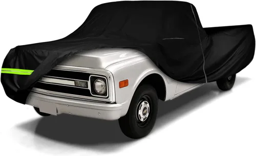 Funda impermeable para automóvil compatible con Chevrolet C10 C20 K10 K20 1960-1987 accesorios de cama corta de cabina estándar, 420D para todo tipo