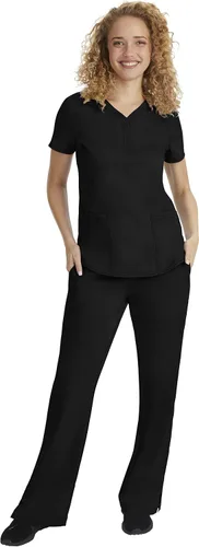 Miniatura 3 de Healing Hands Pantalón de hospital de etiqueta púrpura para mujeres modelo Taylor 9095 2 con cordón y 2 bolsillos