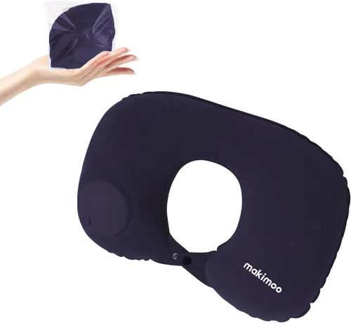 Miniatura 3 de Almohada inflable de viaje, almohada de cuello para viajes, almohada inflable para viajes, almohada de avión, almohada inflable, almohada de avión