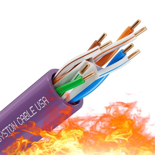 Miniatura 16 de Syston Cable Technology Cable de Internet Ethernet Cat6e – 10 pies, 600 MHz 23AWG de alambre de cobre sólido desnudo apto