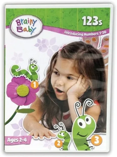 Miniatura 3 de Brainy Baby DVD 123s y libro de tablero de 123s: Presentamos los números 1 a 20 Edición Deluxe