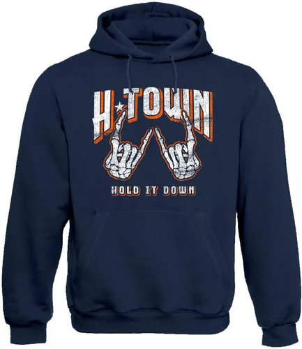 Miniatura 3 de Xtreme Apparrel Crush City Houston Space City Astronaut - Sudadera con capucha para los fanáticos del béisbol