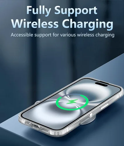 Miniatura 1144 de FNTCASE Funda para iPhone 13 Pro-Max: Fundas magnéticas transparentes compatibles con Magsafe Slim anti amarillamiento protección contra caídas