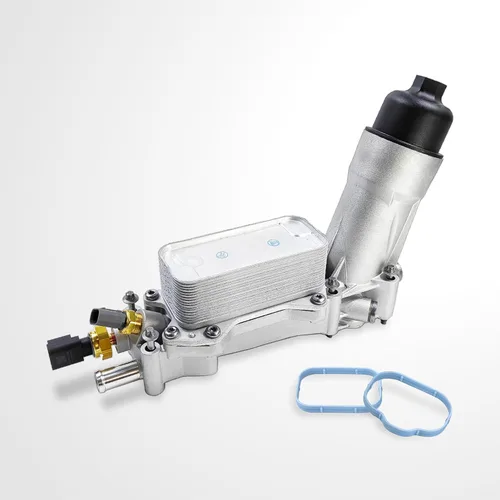Enfriador de aceite de motor de aluminio y carcasa del filtro de aceite | Apto para Chrysler 200 300, Jeep Grand Cherokee Wrangler, Ram 1500