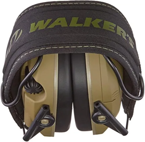 Miniatura 9 de Walker's Razor Slim - Protector auditivo electrónico para tiro (amplificación y supresión de sonido) con estuche protector forro polar verde