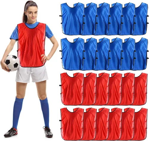 Miniatura 9 de PATIKIL Scrimmage - Chaleco de fútbol Pennies para entrenamiento de fútbol, deportes de equipo, pinnies camisetas de práctica de fútbol para adultos