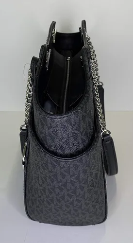 Miniatura 9 de Michael Kors Jet Set - bolsa de hombro para viaje con cadena grande, cartera triple Michael Kors Jet Set.