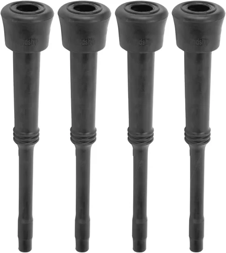 Miniatura 2 de Revestimientos para ordeñadoras, paquete de 4 piezas de revestimiento de leche de goma suave negra para inflado/revestimiento de ordeño